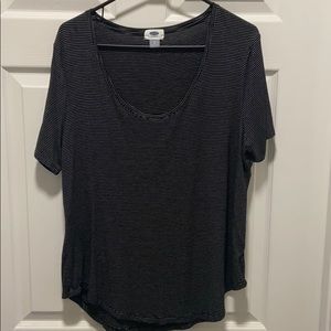 Old Navy Size L Stripped Top